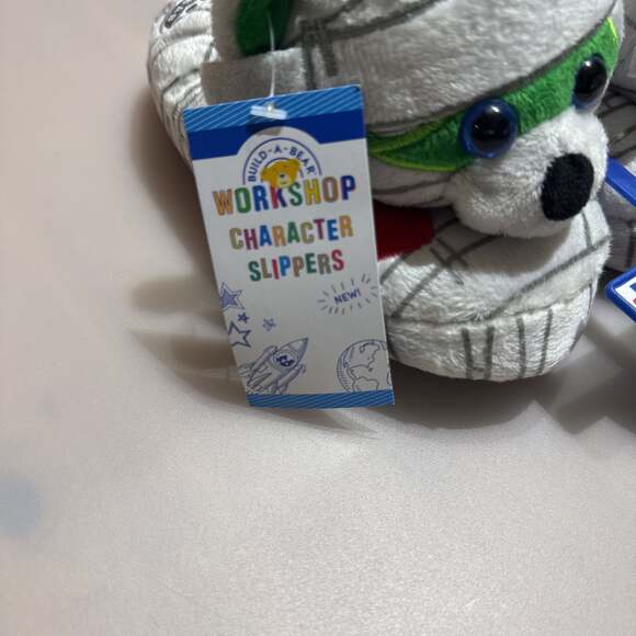 Build-A-Bear Workshop  Mummy Bear Plush Slip-On Slippers S10/11 - Picture 6 of 16